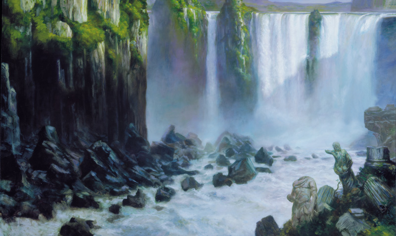 File:Donato Giancola - The Falls of Rauros.jpg