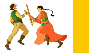 Juliana Pinho - Barahir and Emeldir.png