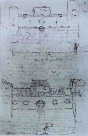 J.R.R. Tolkien - Plan of Farmer Cotton's House.png