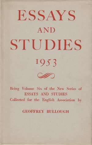 Essays and Studies 1953.jpg
