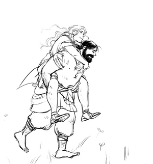 Juliana Pinho - Children of Hurin in Brethil.png