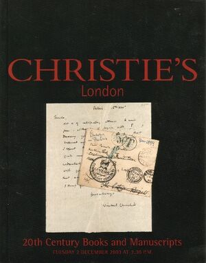 Christie's 20th Century Books and Manuscripts 2 December 2003.jpg