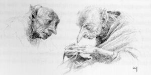 Alan Lee - ...baggages and packages...fingered by Goblins....jpg