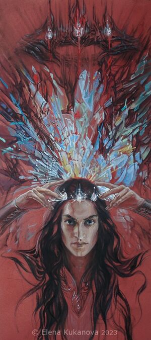 Elena Kukanova - Feanor and his greatest creation.jpg