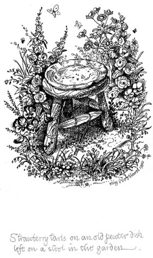 Kay Woollard - Strawberry Tarts on Pewter Dish.jpg