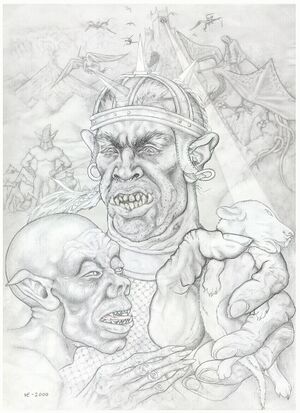 Maria Lombide Ezpeleta - Gollum and Orc.jpg