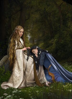 Steamey - Arwen and Celebrian.jpg